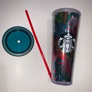Starbucks Metallic Tropical Tumbler - Venti